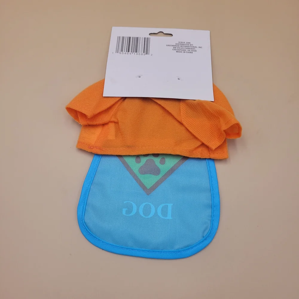 Super Dog Pet Costume - Orange and Blue